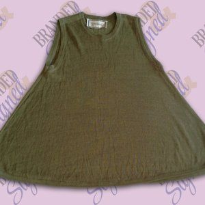 VERSACE TANK TOP OLIVE GREEN